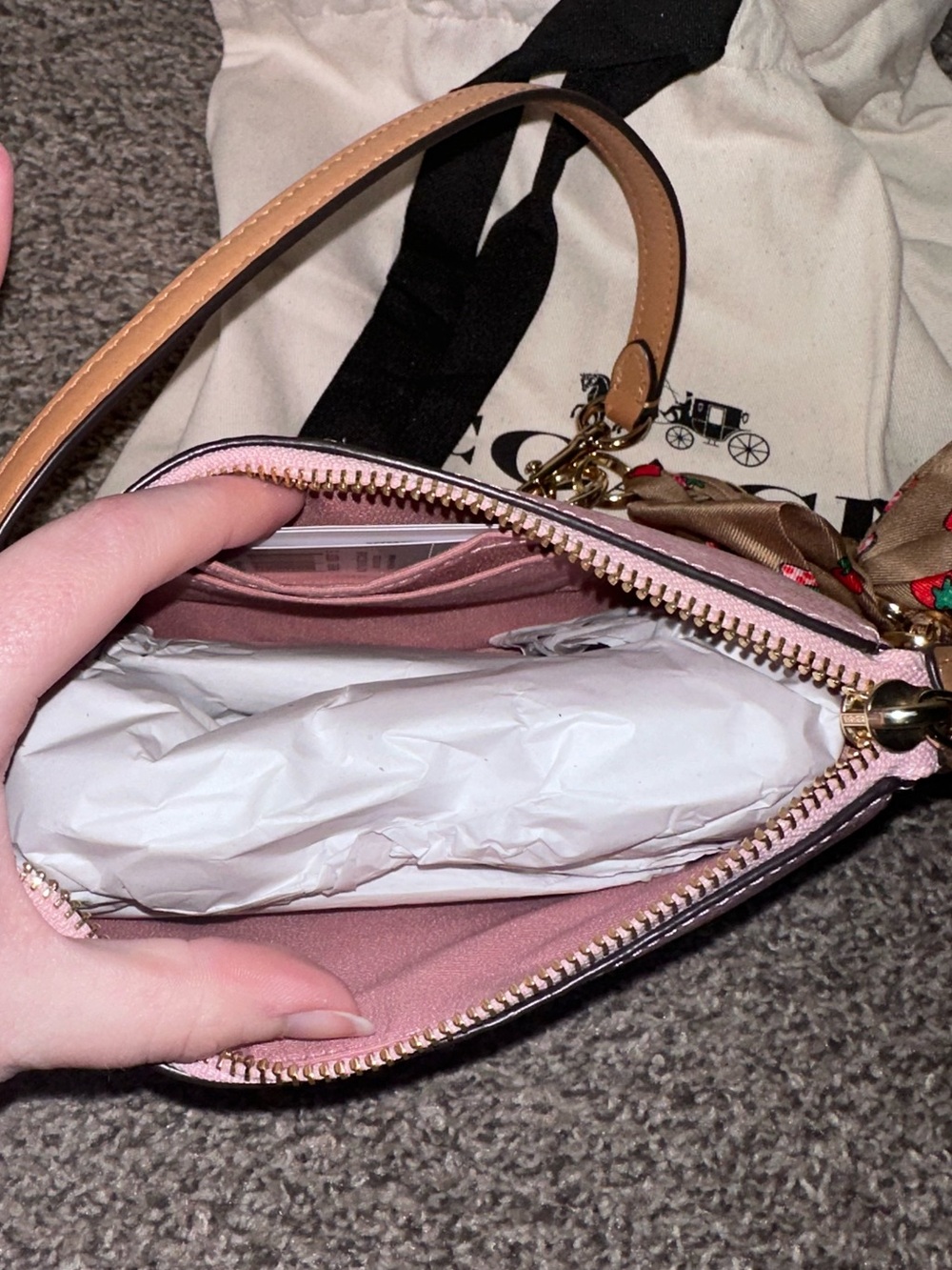 Coach Powder Pink Nolita 19 - Picture 5 of 7